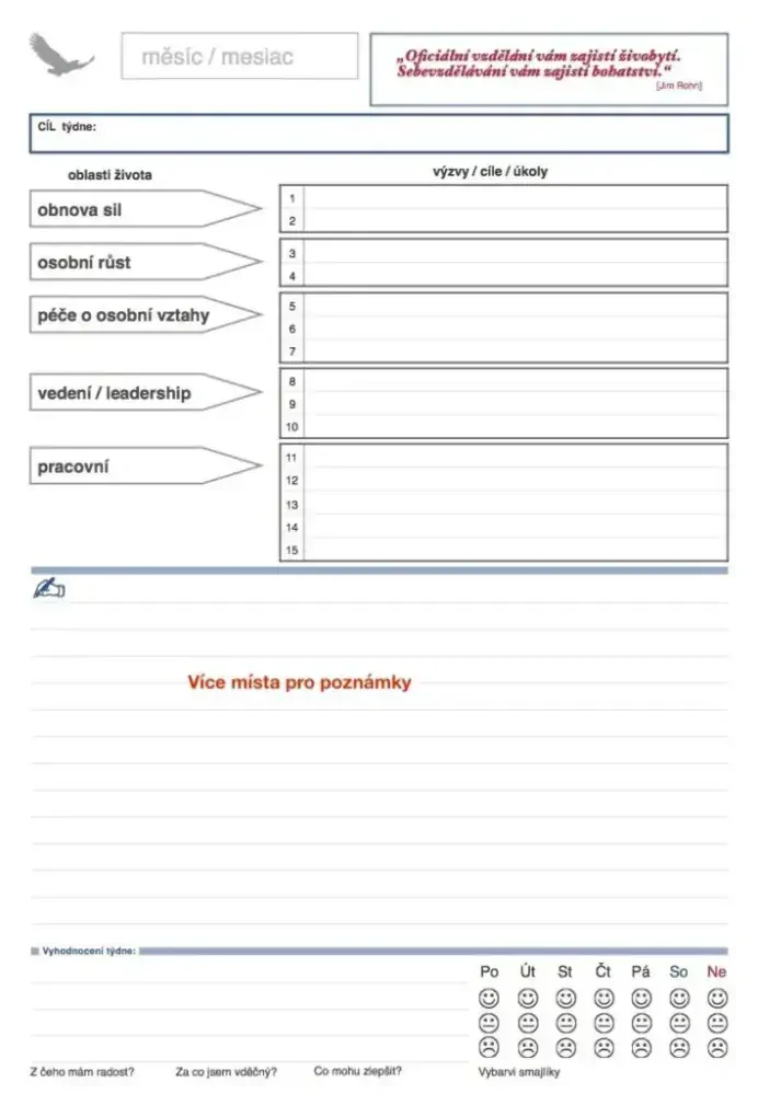Značkový plánovací diář FOKUS® – vínová
