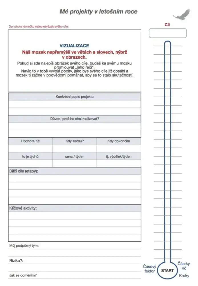 Značkový plánovací diář FOKUS® – vínová